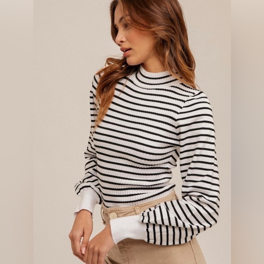 NWT Blurred Lines Knit Sweater Bodysuit Women’s Medium